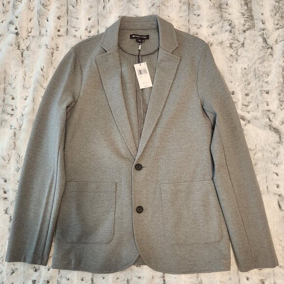 Michael Kors Men’s Knit Blazer – Ash Melange – Size Small – New with Tags